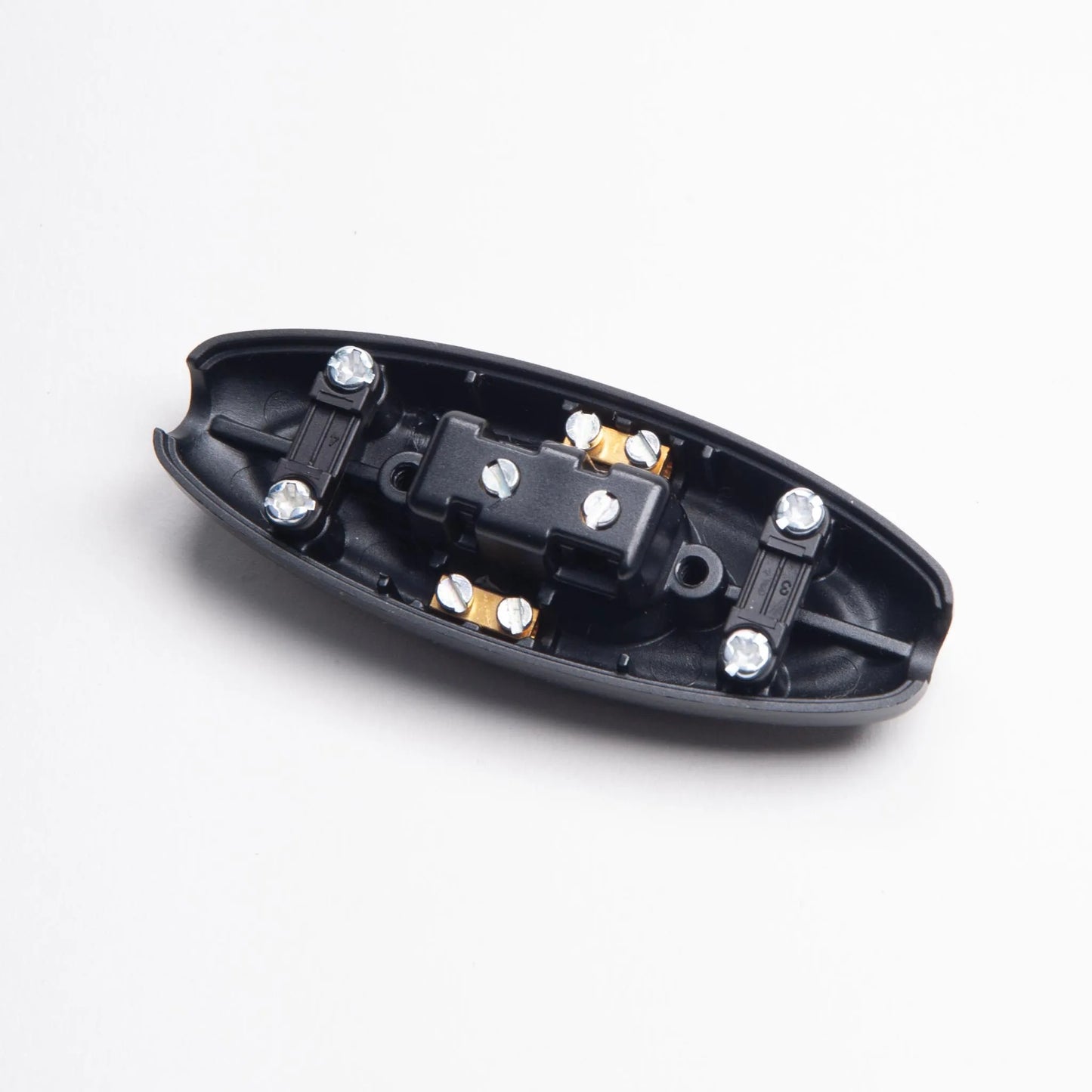Black Inline Switch 'Pebble' with Earth