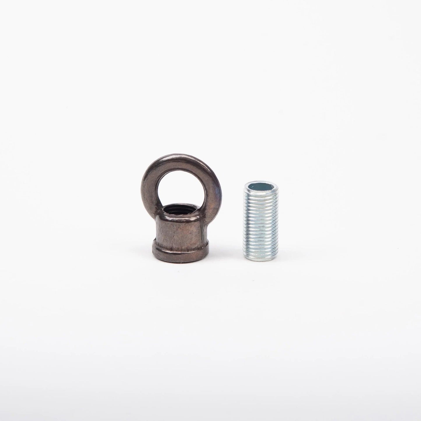 Old English Brass Hanging Ring 22mm Diameter M10 Female Threaded