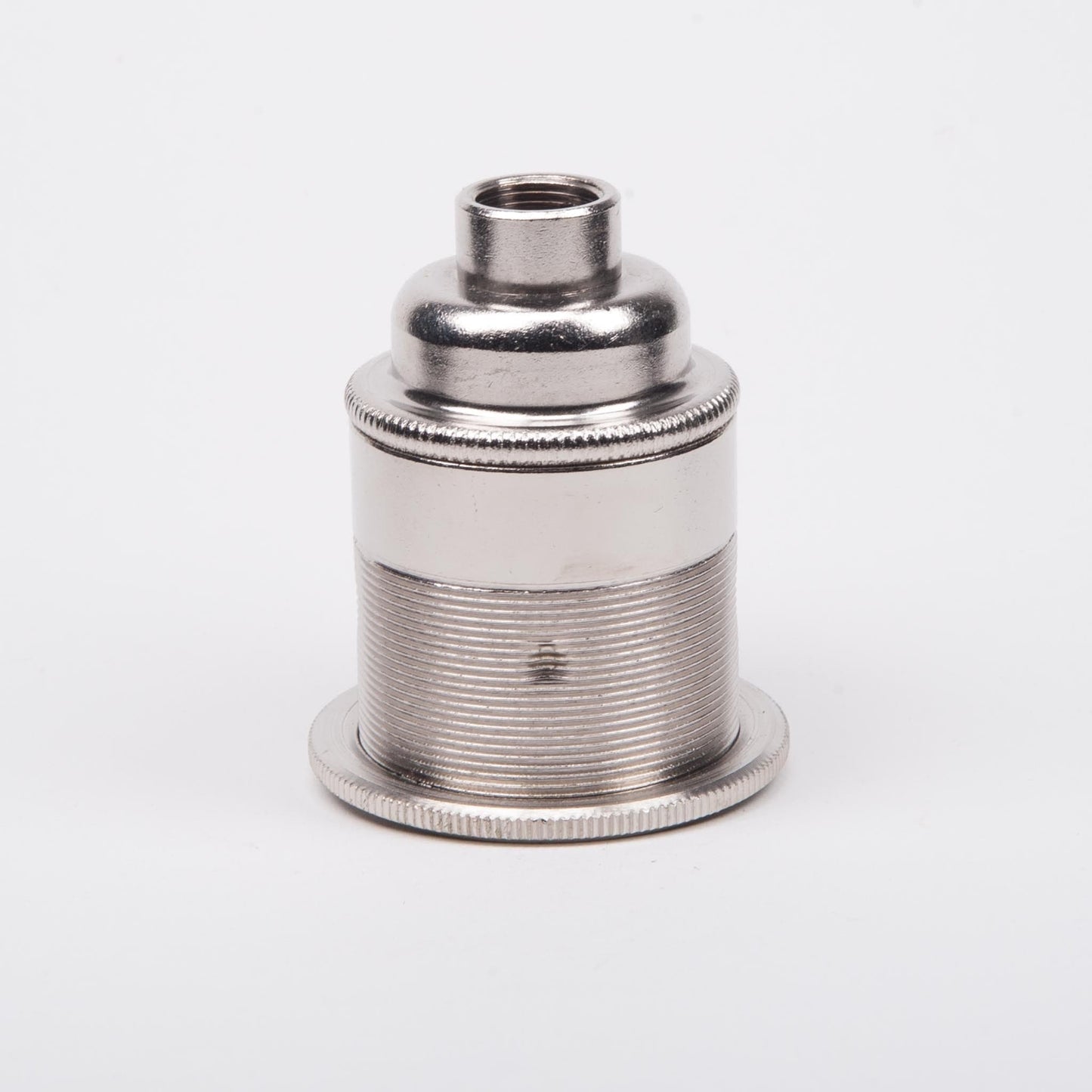 E27 1/2" Threaded Period Lampholder - Nickel