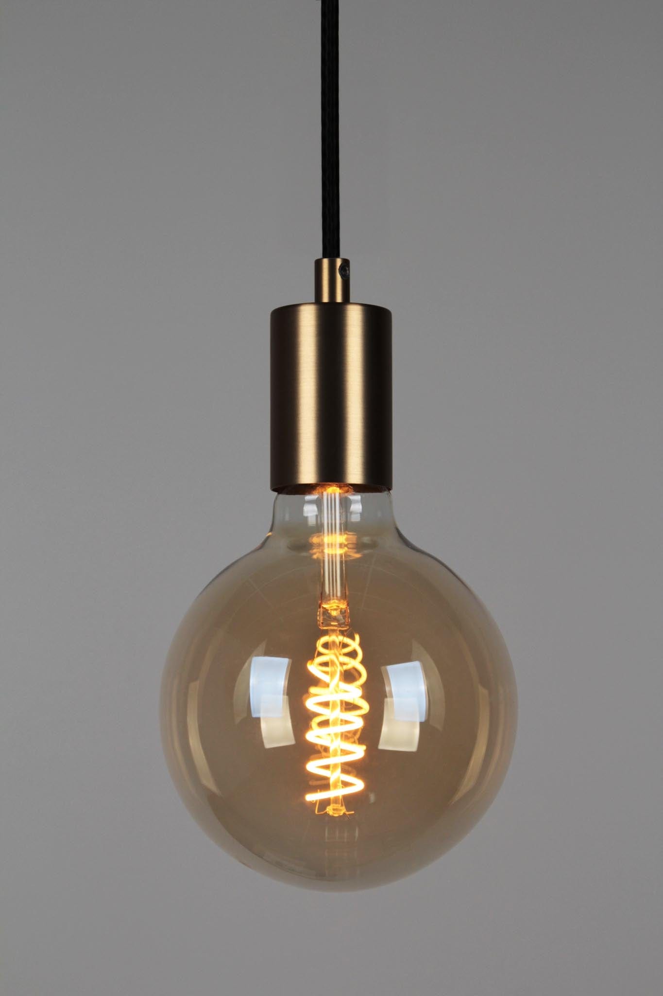 Vintlux E27 Dimmable LED Filament Lamp 4W G125 265lm 2200K Karu Globe XL Gold