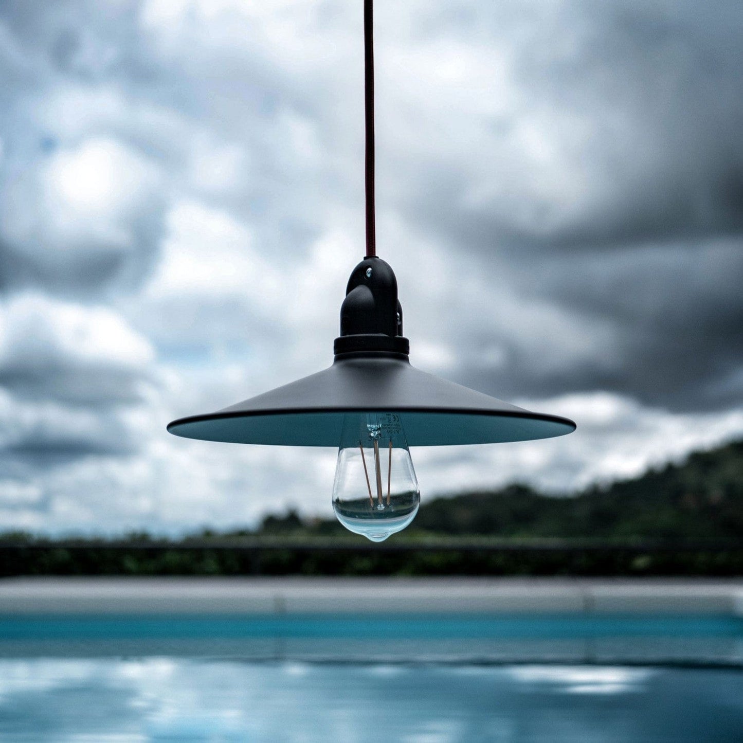 Black E27 IP65 Waterproof Bathroom and Outdoor Lampholder