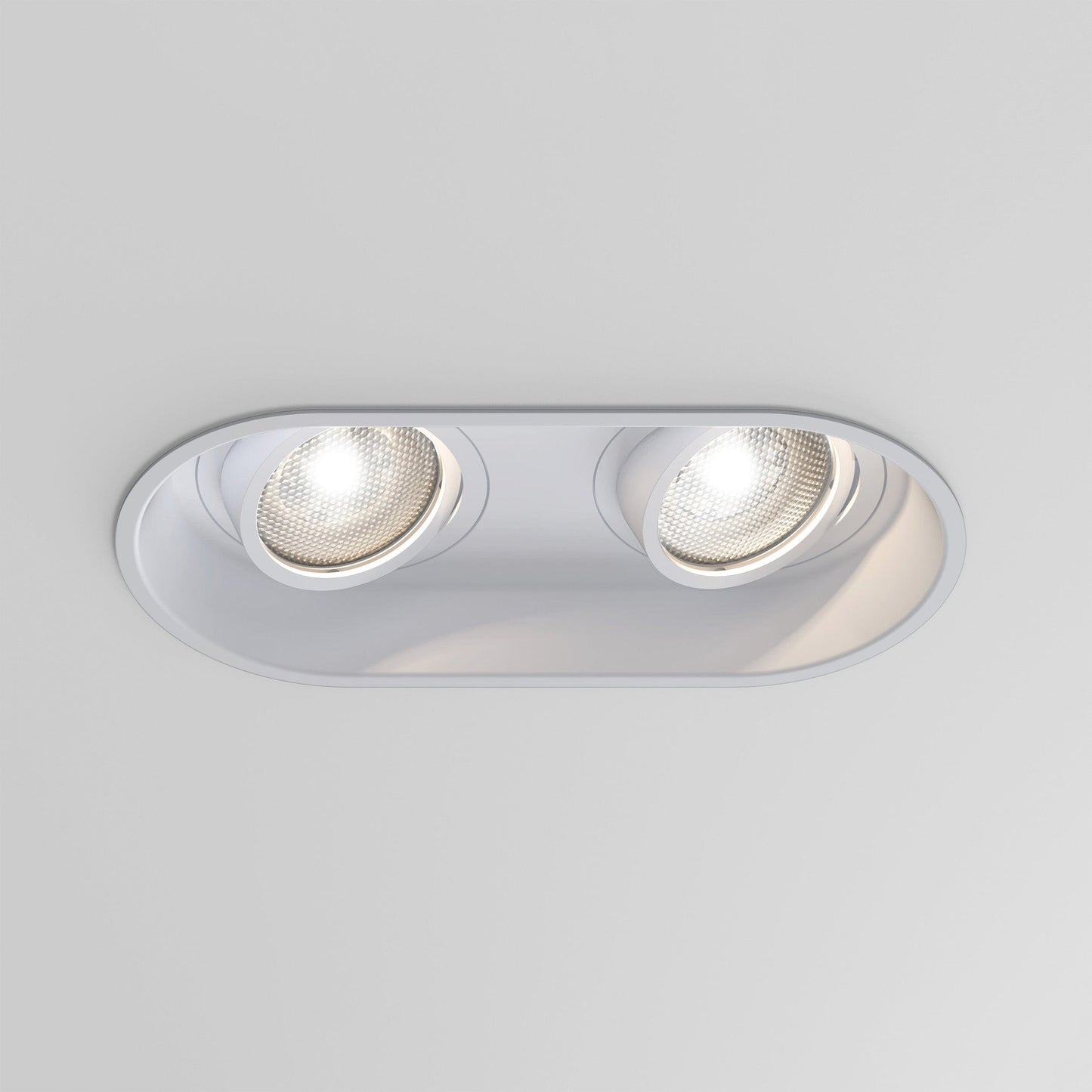 Minima Round Twin Adjustable - Matt White - Astro Lighting at Enamel Shades
