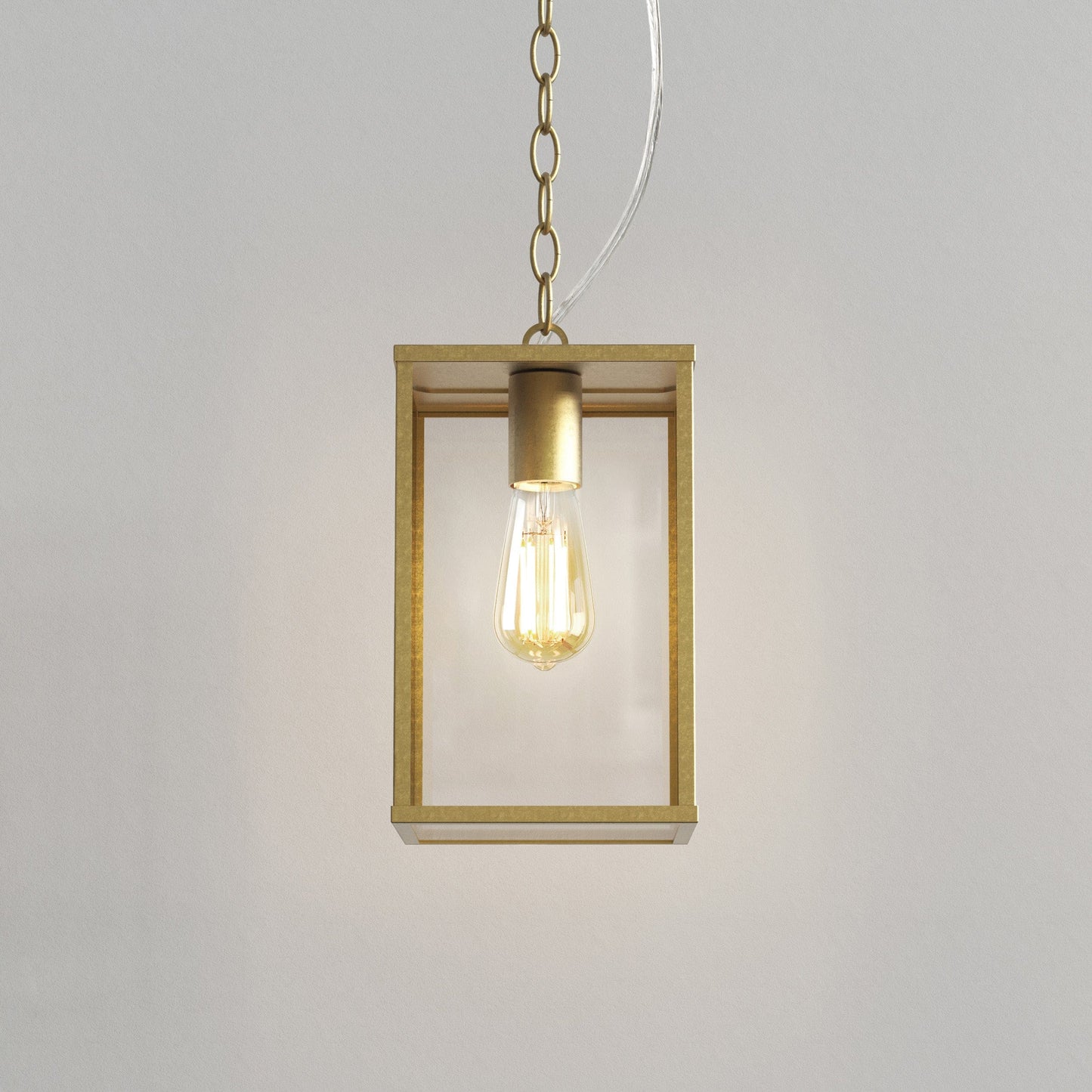 Homefield Pendant 240 - Natural Brass - Astro Lighting at Enamel Shades