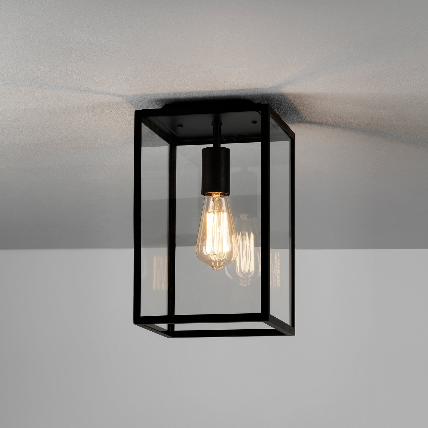 Homefield Ceiling - Textured Black - Astro Lighting at Enamel Shades