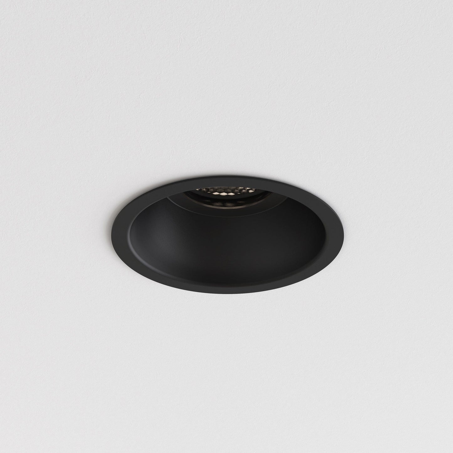 Minima Slimline Round Fixed Fire-Rated IP65 - Matt Black - Astro Lighting at Enamel Shades