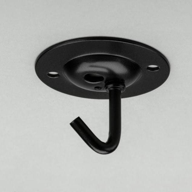 Budget Ceiling Hook - Black - www.enamelshades.co.uk