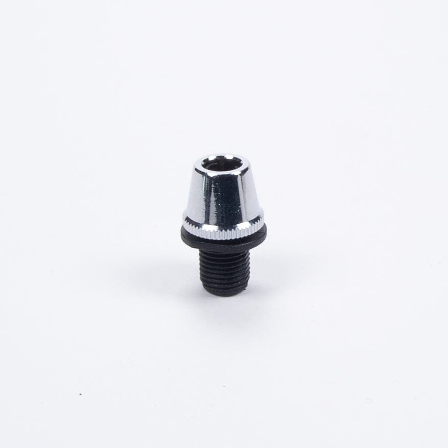 Metal Cord Grip Caps (Short) - Chrome - www.enamelshades.co.uk