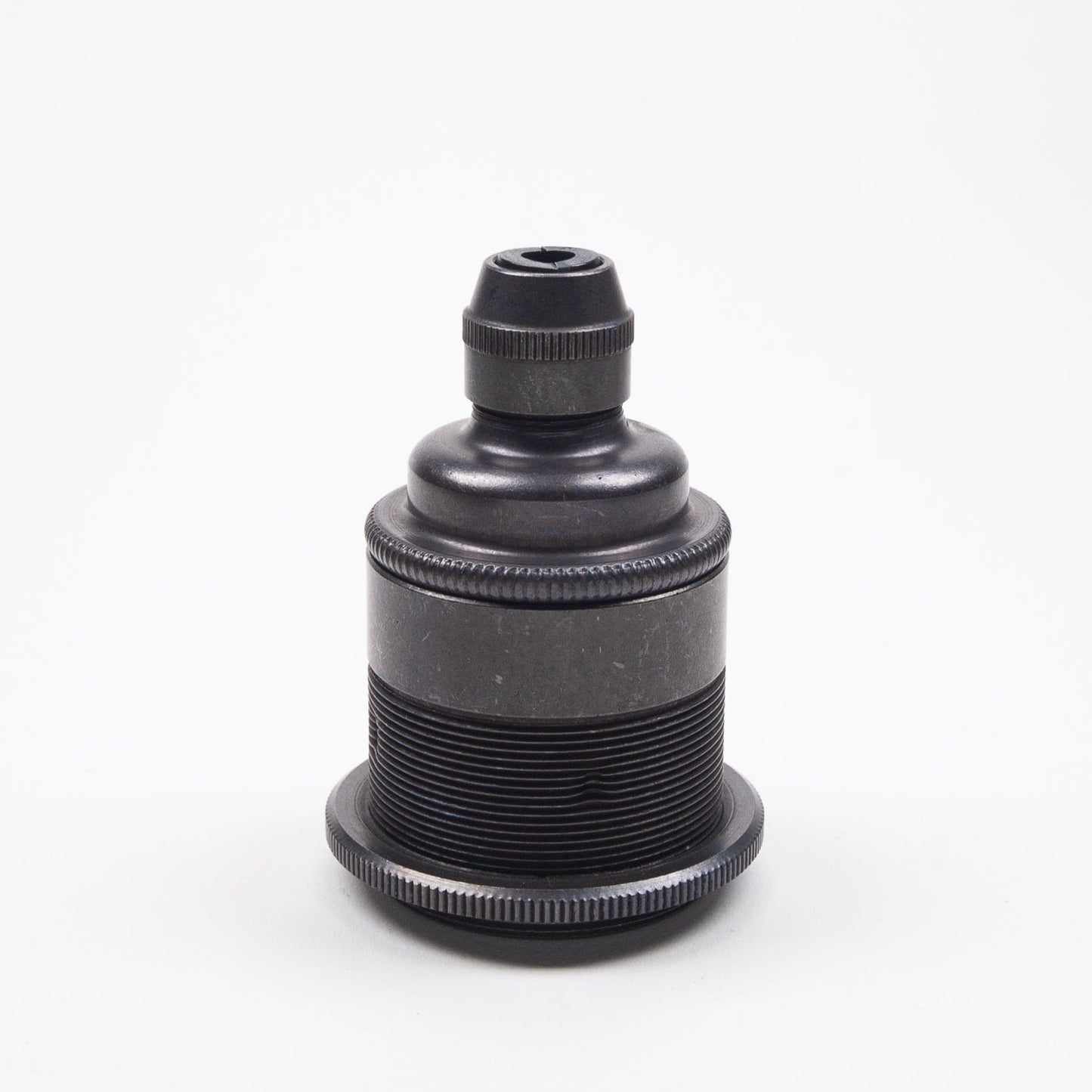 E27 Period Lampholder with Integral Cord Grip - Bronze Black Brass