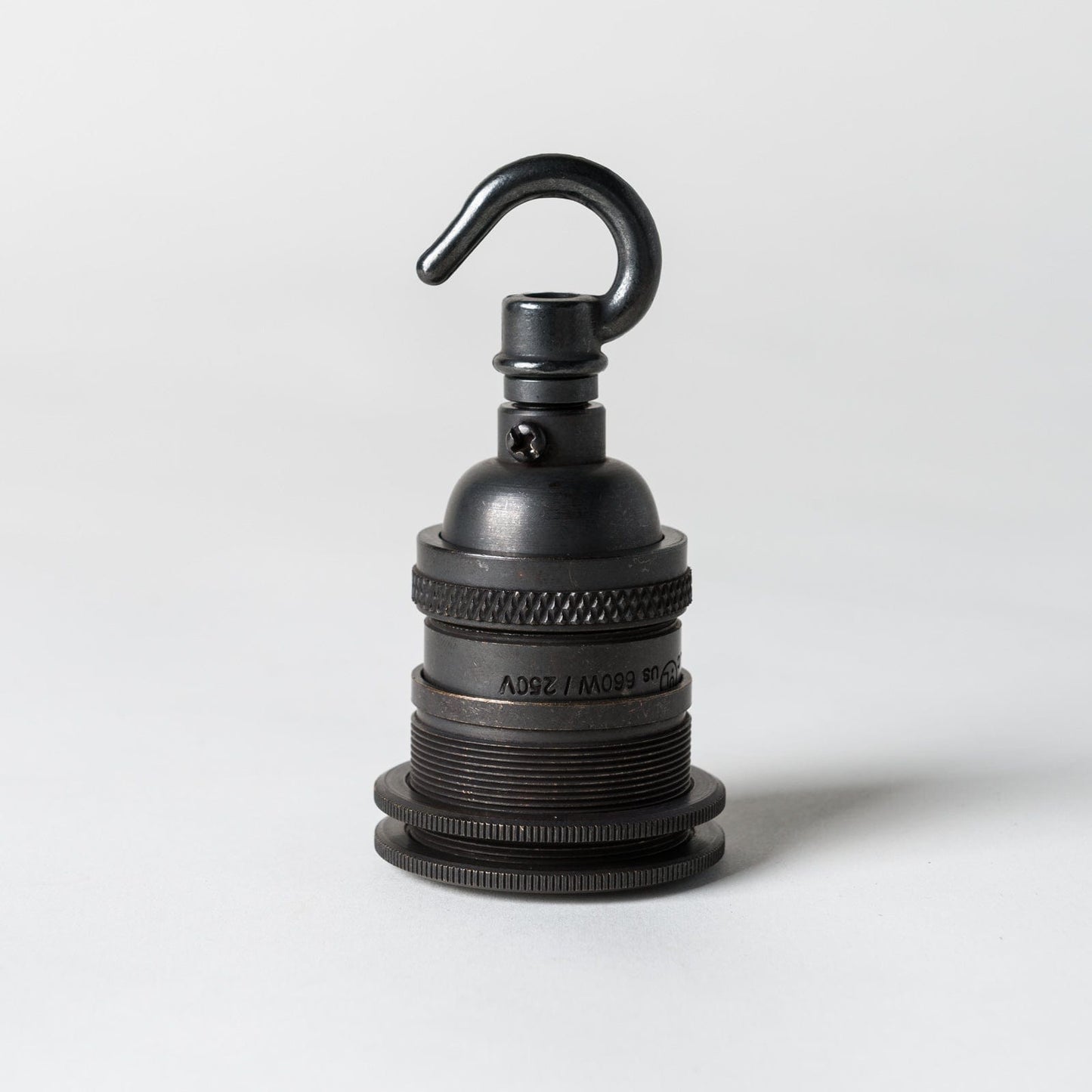 E26 UL Lampholder with hook (USA ONLY) - Bronze - Enamel Shades