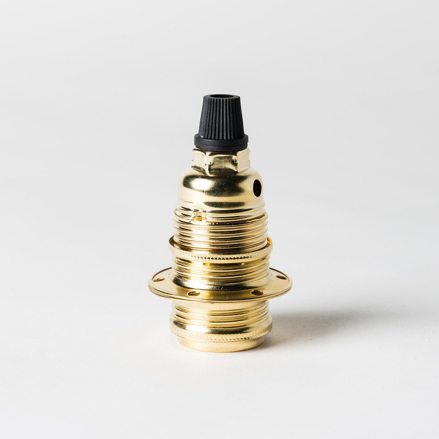 E14 Lampholder with grip - Brass - Enamel Shades