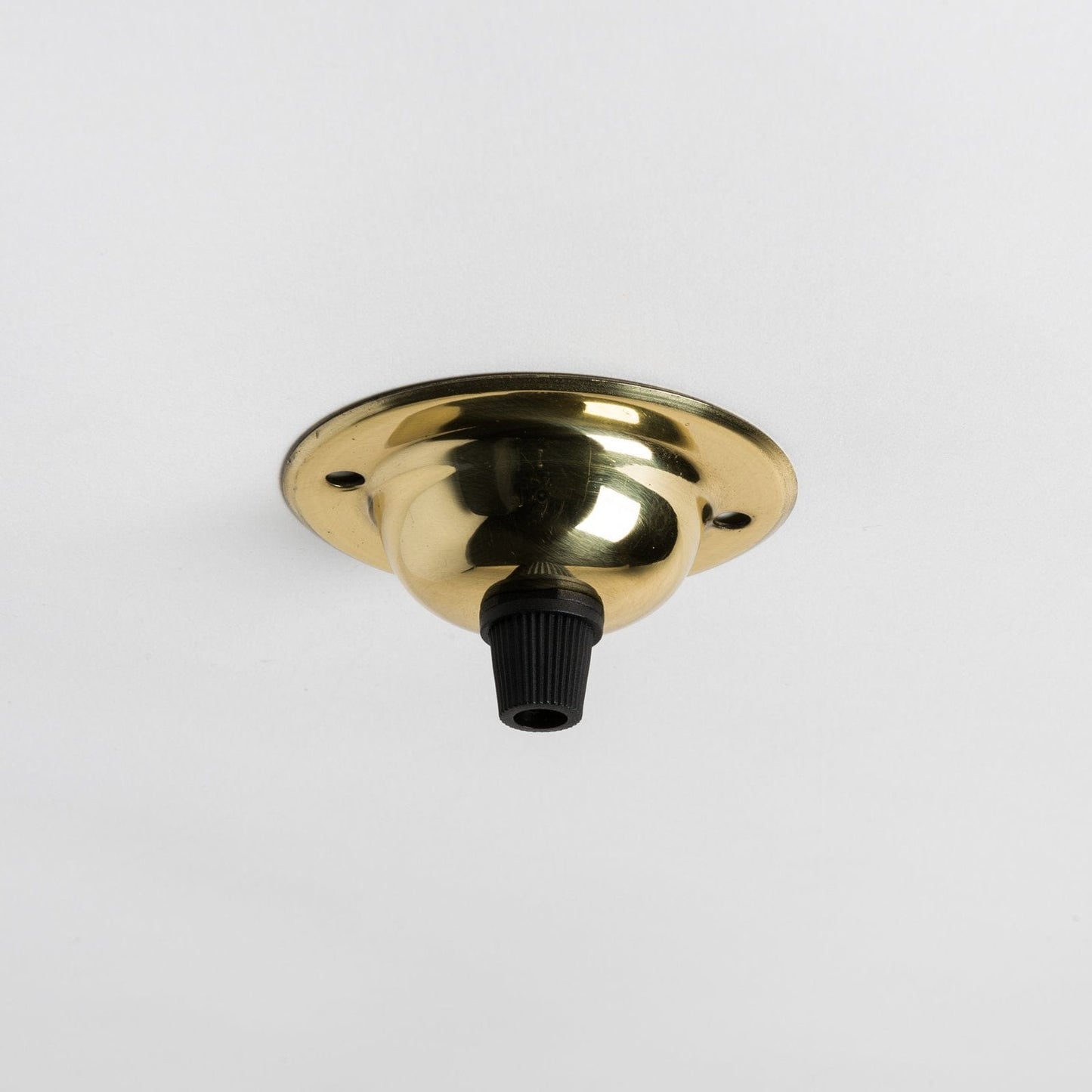 Small Ceiling Rose - Brass - Enamel Shades