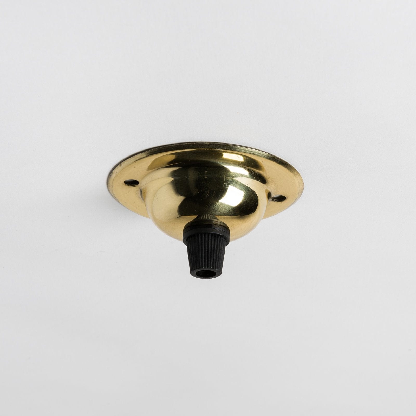 Small Ceiling Rose - Brass - Enamel Shades