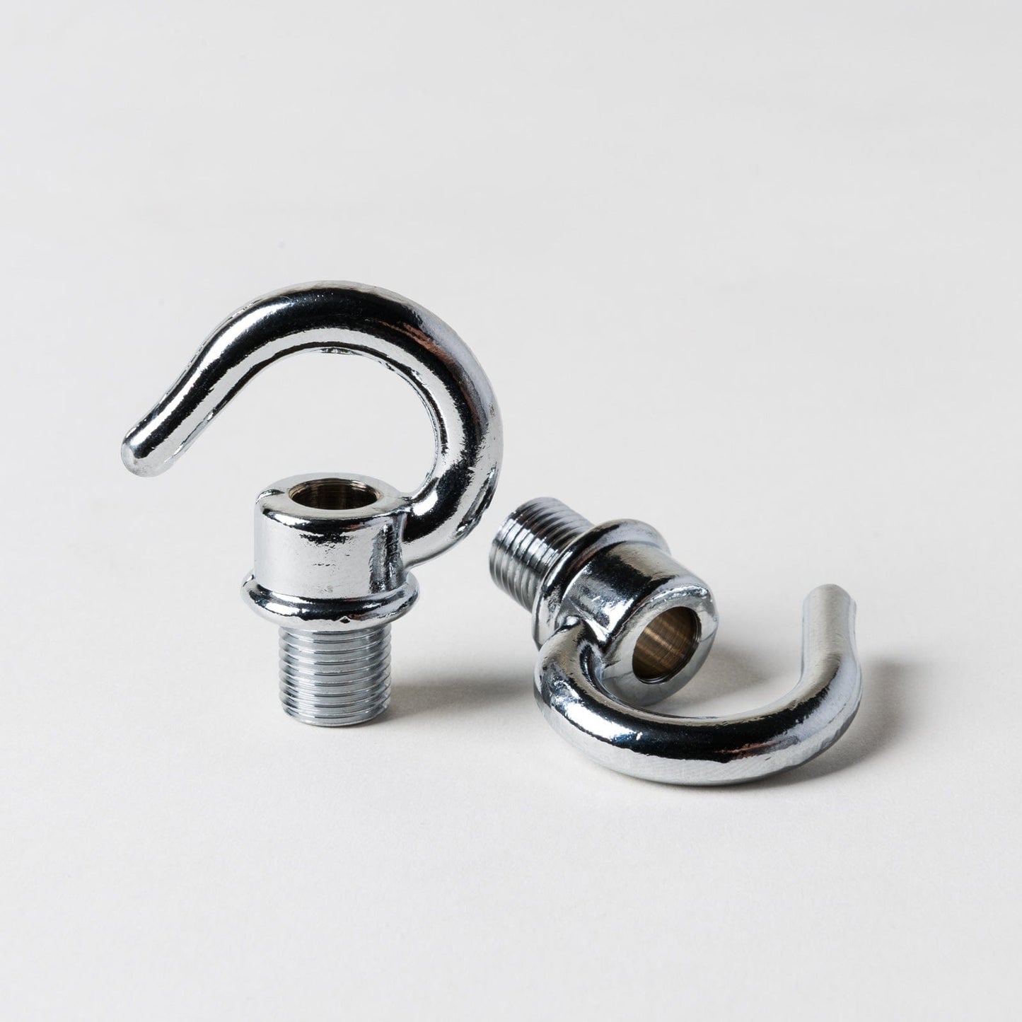 M10 Male Hook Only - Chrome - www.enamelshades.co.uk