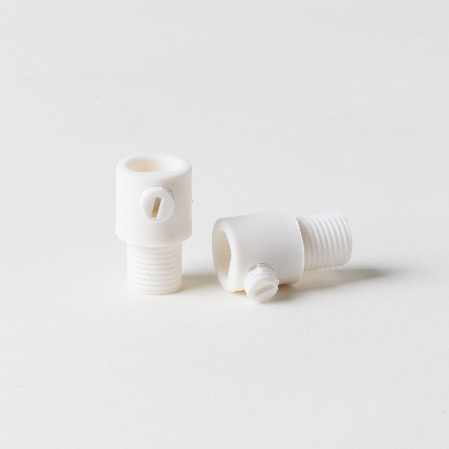 Side Screw Cord Grip - White - www.enamelshades.co.uk