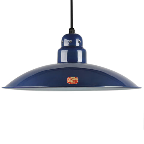 Large Vintlux 'HX26' Steel Shade -Shade Only - Navy Blue