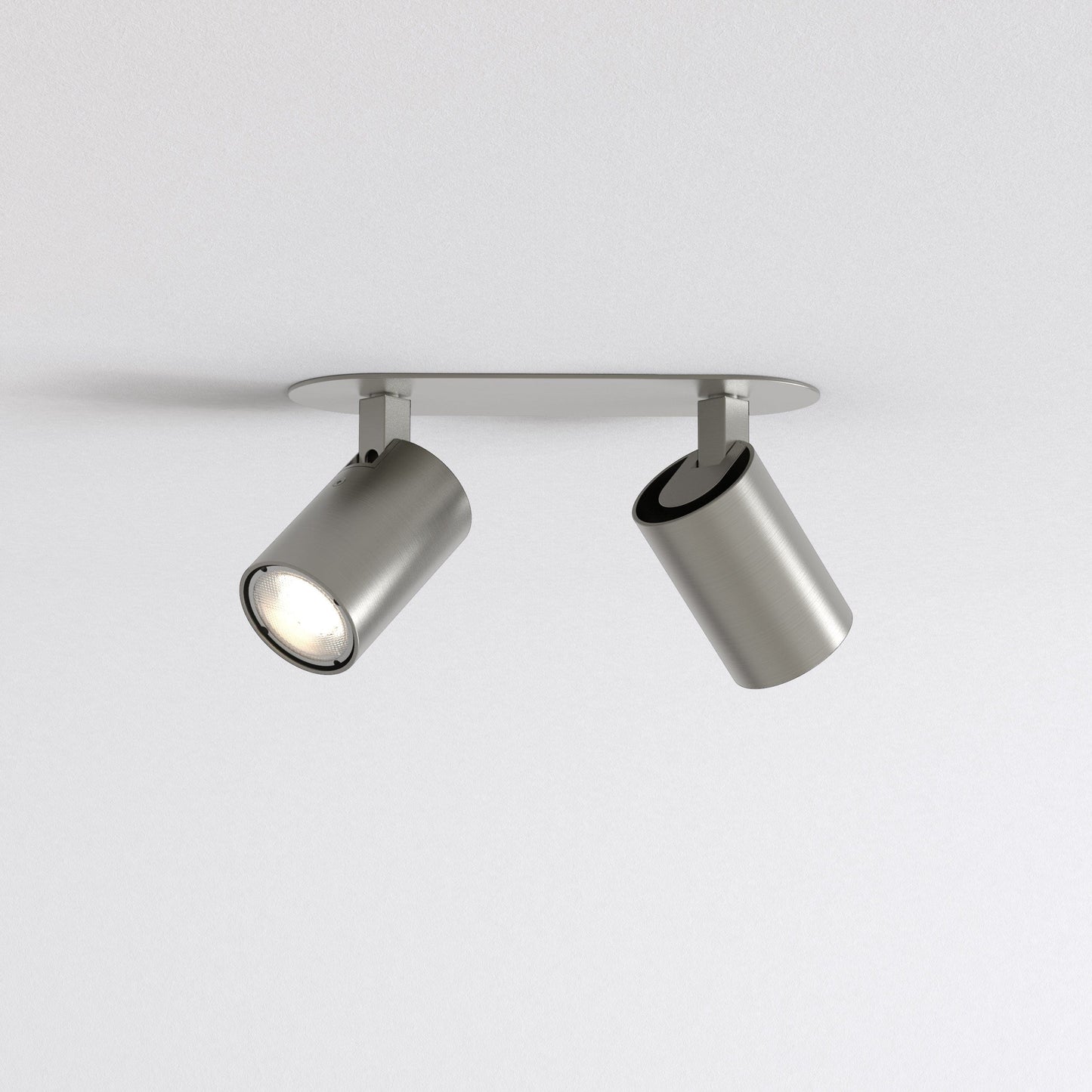 Ascoli Twin Recessed - Matt Nickel - Astro Lighting at Enamel Shades