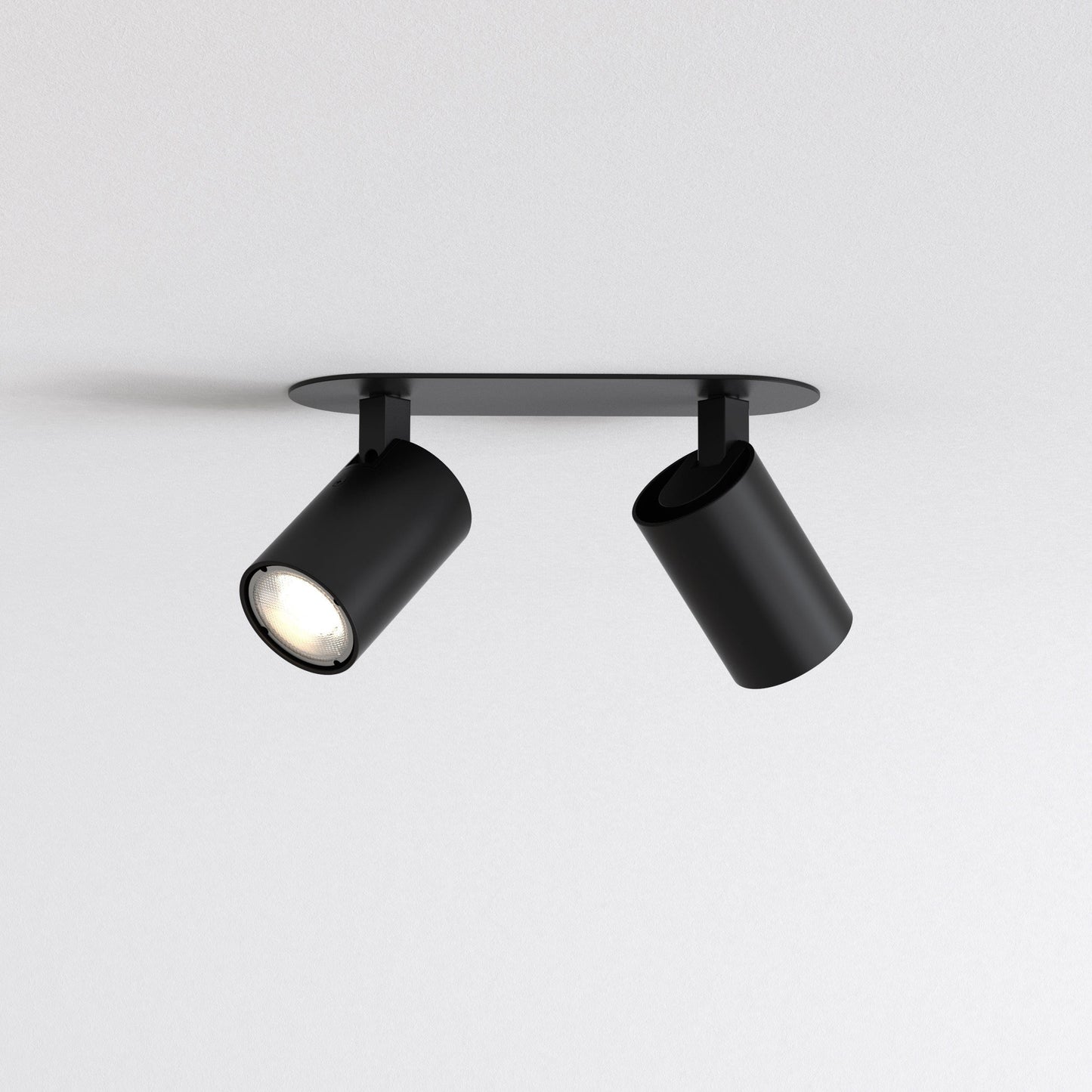 Ascoli Twin Recessed - Matt Black - Astro Lighting at Enamel Shades