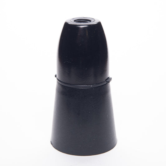 Black Bakelite Bayonet M10 Threaded Lampholder BC B22