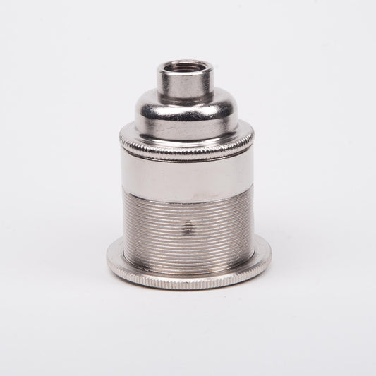 E27 1/2" Threaded Period Lampholder - Nickel