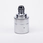 E27 Integral Grip Plain Skirt Lampholder - Chrome