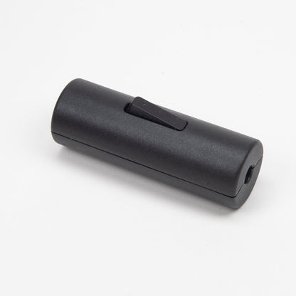 Black Inline Cylinder Switch (with earth)