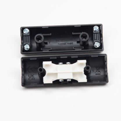 White Inline Cylinder Switch (with earth)