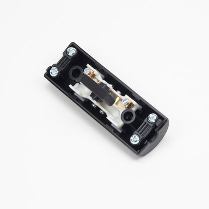 Black Inline Cylinder Switch (with earth)