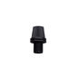 Black M10 threaded lighting lampholder cord grip