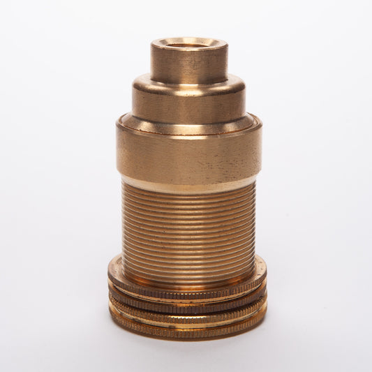 E14 Solid Brass Lampholder M10 Thread - Brass