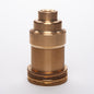 E14 Solid Brass Lampholder M10 Thread - Brass