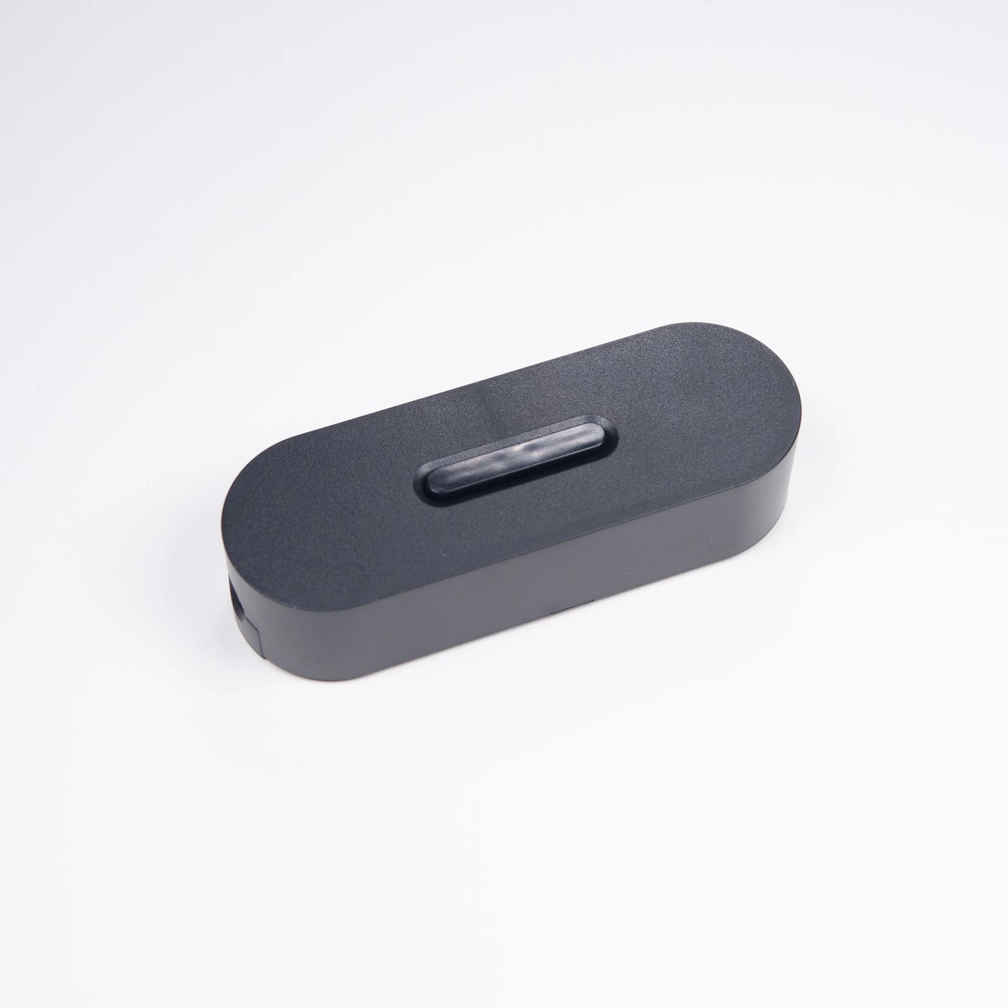 Designer Black Inline Electronic Push Dimmer Switch for Two Core Flex
