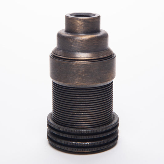 E14 Solid Brass Lampholder M10 Thread - Brushed Antique Brass
