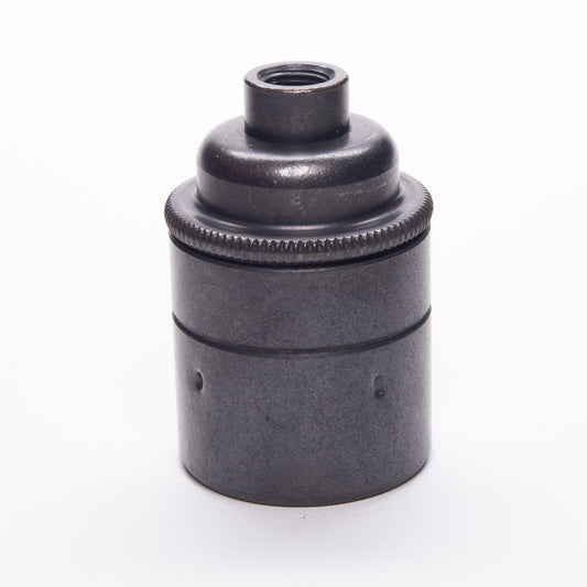 E27 ES Edison Screw Plain Skirt Bronze Black Brass Period   Lampholder M10 Threaded