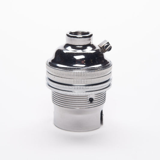 Bayonet Period Lampholder M10 Thread - Chrome