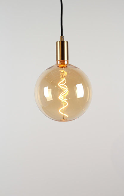 Vintlux E27 Dimmable LED Filament Lamp 4W G200 265lm 2200K - Kyodai Loft Globe XXL Gold