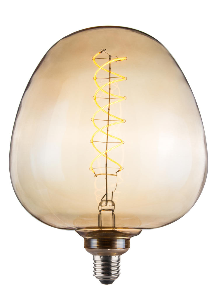 Vintlux E27 Dimmable LED Filament Lamp 4W S190 265lm 2200K - Kyodai Onixx Apple XXL Gold