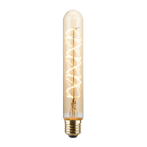 Vintlux E27 4W T30 265lm 2200K Karu 185mm Tube Gold Dimmable LED Bulb