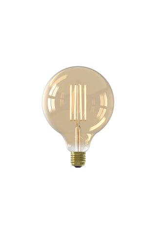 Calex E27 Dimmable LED Filament Bulb 4.5W G125 Globe 470lm 2100K 1101003500