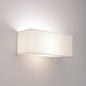 Ashino Wide - White Fabric - Astro Lighting at Enamel Shades