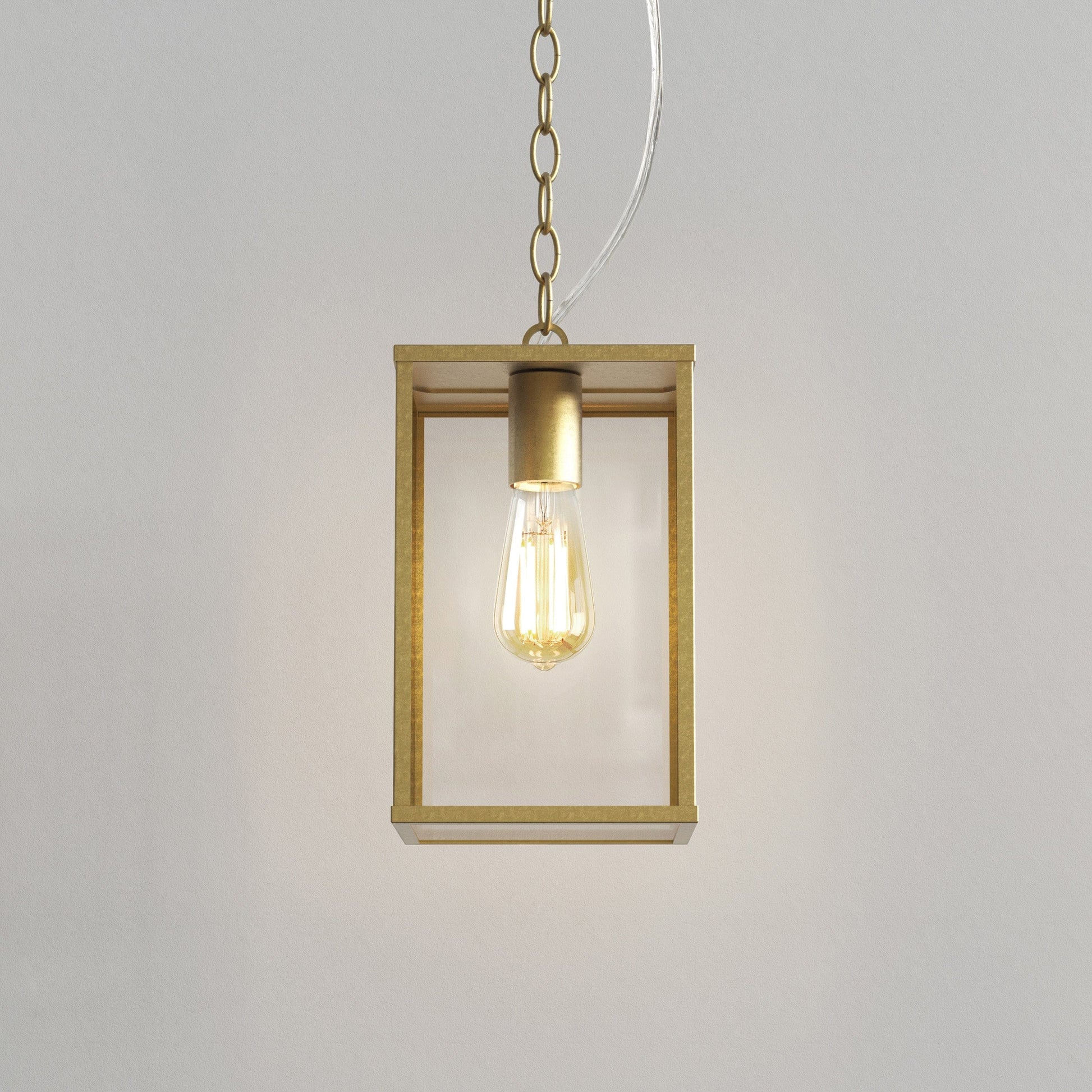 Homefield Pendant 240 - Natural Brass - Astro Lighting at Enamel Shades