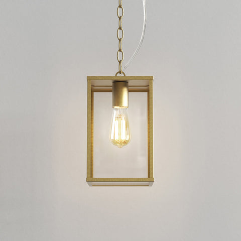 Homefield Pendant 240 - Natural Brass