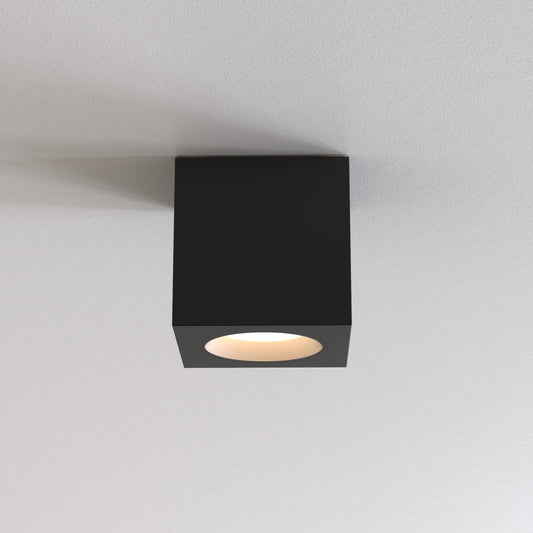 Kos Square II - Textured Black - Astro Lighting at Enamel Shades