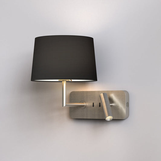 Side by Side Grande USB - Matt Nickel - Astro Lighting at Enamel Shades