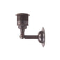 E27 Adjustable Period Wall Light - Bronze - www.enamelshades.co.uk