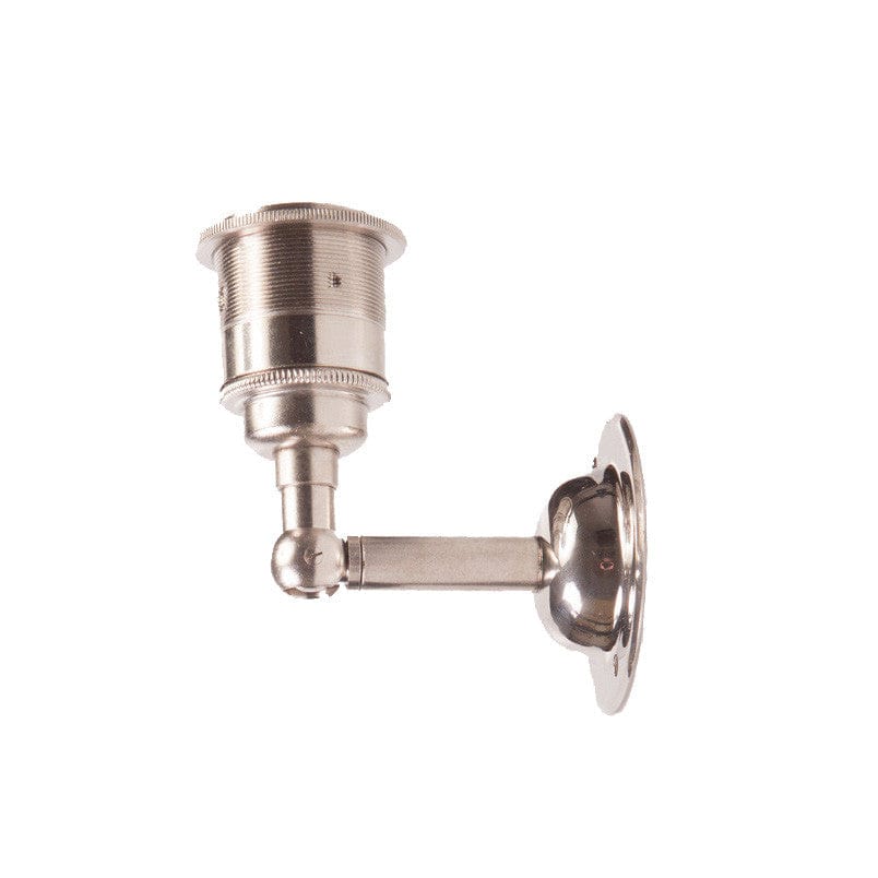 E27 Adjustable Period Wall Light - Nickel - www.enamelshades.co.uk
