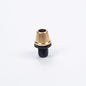 Metal Cord Grip Caps (Short) - Brass - www.enamelshades.co.uk