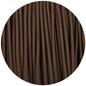 Brown Round Fabric Braided Cable - Enamel Shades