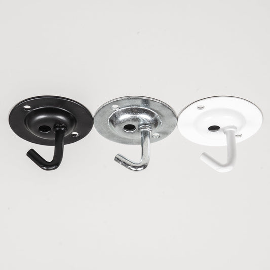 Budget Ceiling Hook - White - www.enamelshades.co.uk