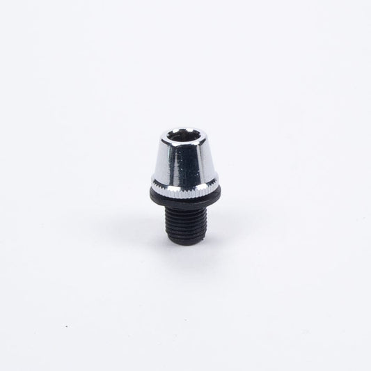 Metal Cord Grip Caps (Short) - Chrome - www.enamelshades.co.uk