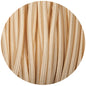 Cream Round Fabric Braided Cable - Enamel Shades